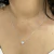 Corrente de prata 925 Veneziana 45cm + ponto de luz coração - loja online
