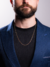 Corrente Ouro 18k Masculina Esteira Bismarck 70cm Diamantada - Morelli Joias | Joias que expressam a sua personalidade