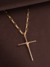 Corrente De Ouro 18k Masculina cartie 70cm + Cruz Cipo - comprar online
