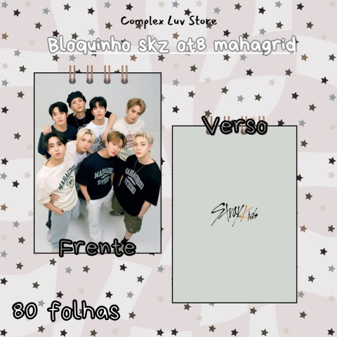 Bloquinho SKZ OT8 (Versão 2)
