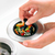 Ralo para Pia de Silicone e Aço Inox Cinza 11cm - comprar online