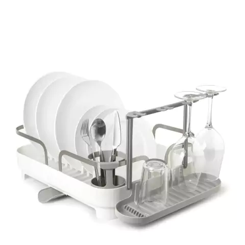 Escorredor de Louça Holster Umbra Branco 42x35x16cm