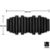 Cabideiro de Parede de Madeira Umbra Picket Preto 38x18x4cm - UP+Casa
