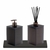 Conjunto de Acrílico para Lavabo Onom Square Cinza 3PÇS