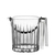 Balde para Gelo de Cristal com Pinça de Aço Inox L'hermitage Soho 13x30x14cm