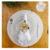Jogo Americano de Poli-linho Auguri Bubbly Branco 40cm - comprar online