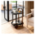 Carrinho de Bar Umbra Bellwood Preto 52x44x80cm - comprar online