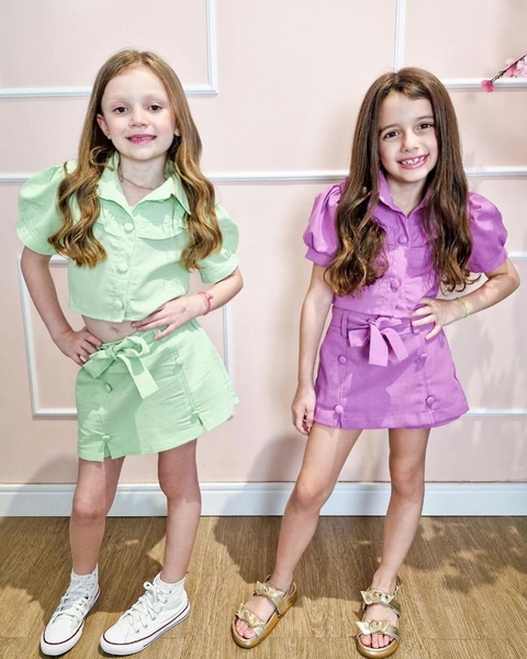 Conjunto babado