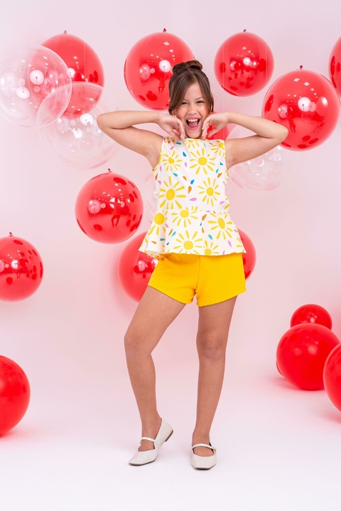 Conjunto Mirela - Amarelo
