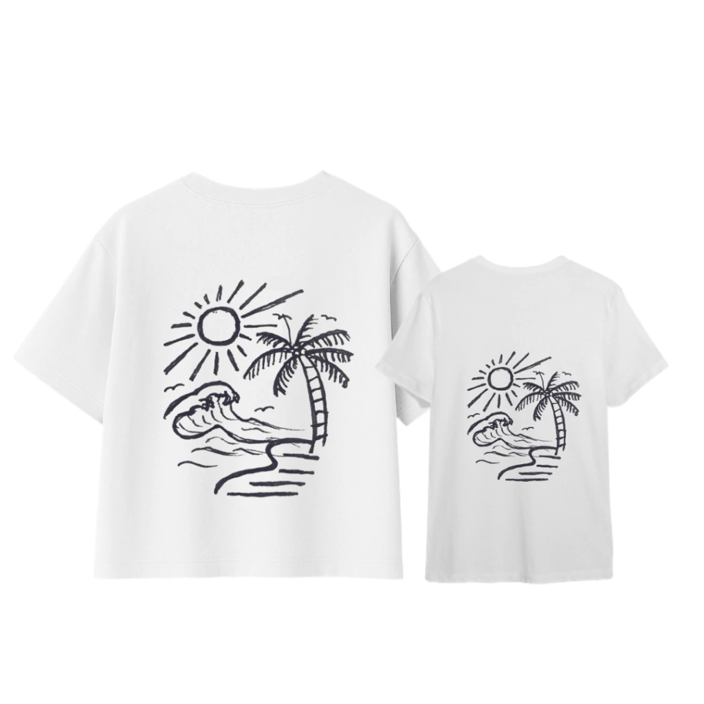 PACK REMERAS MAMÁ + MINI (CARIBE)