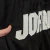 Bermuda Jordan Bordada “Preta” - loja online