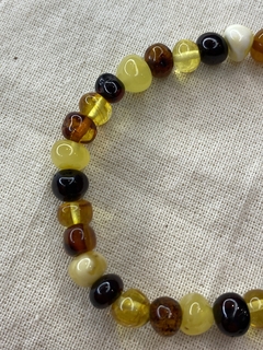 PULSERA AMBAR MIX ELASTICA