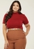Blusa gola Paloma vinho