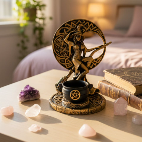 Altar da Bruxa: Incensário e Porta-Vela - comprar online