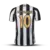 Camisa Santos II 24/25 - NEYMAR JR 10 - Masculino Torcedor - Listrada Preta e Branca - PERSONALIZADA - Footfy Sports