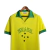 Camisa Seleção Brasileira Retrô I 1958 Torcedor Masculina - Amarela com detalhes verdes - Footfy Sports