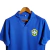 Camisa Seleção Brasileira Retrô II 57/62 Torcedor Masculina - Azul com detalhes no brasão da CBD - Footfy Sports