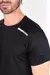 Remera Tech Lewis (Reflectivos) Negro- Runik - tienda online