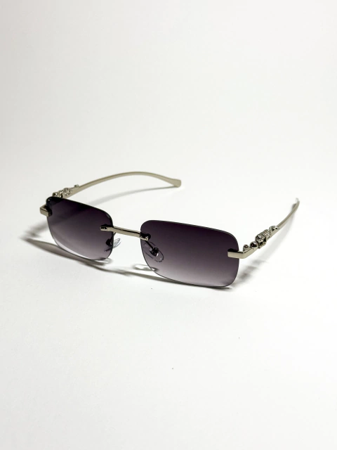 Lentes De Sol Sin Montura Transparentes Plateado UV 400 - comprar online