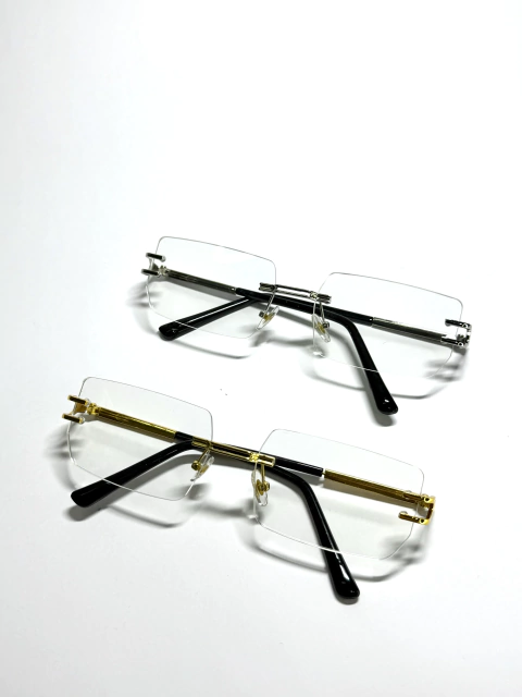 Lentes Sin Montura Duko Transparentes Dorado - comprar online