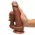 Pênis Duplo Maciço Com Ventosa E Vibro 15 X 3,6 Cm / 9 X 2,2Cm - loja online
