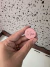 Kit com 50 apliques 3cm de acrílico Rose espelhado Mãe p/ Bolo Cesta - comprar online