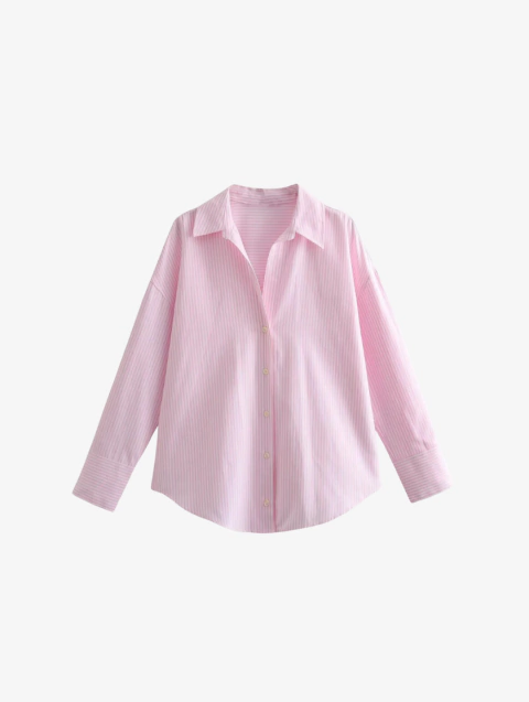 Camisa Clássica Listrada Silvie