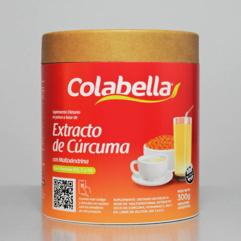 pote de extracto de cúrcuma x 300gr Colabella
