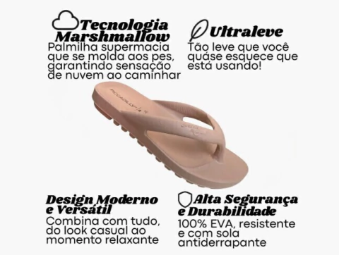 Chinelo Piccadilly Marshmallow C242001-3 Fendi