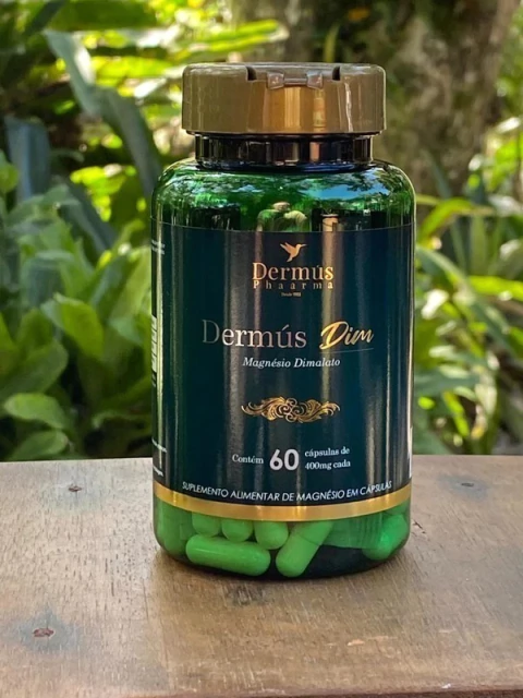 Dermus Dim 60 Caps Magnésio Dimalato