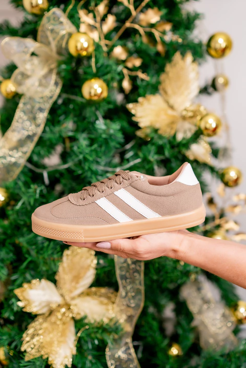 Tênis Feminino C630by-083n2 Confort Ortobig-Avelã/Branco - comprar online