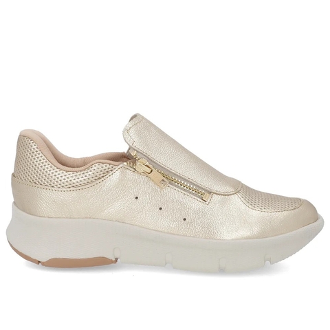 Tênis Em Couro Ouro Light Ak0705004-Usaflex