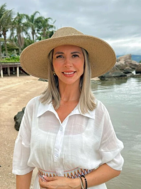 Chapéu Jurerê Feminino – Proteção 50 UV Line – Ortobig