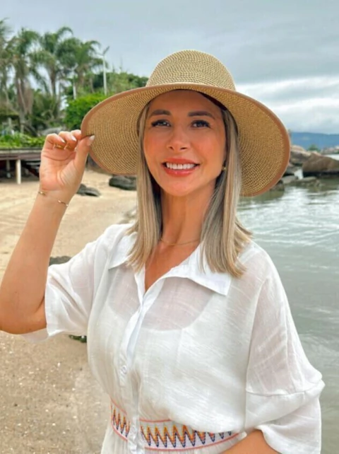 Chapéu Santorini Imp Feminino Proteção 50-Uv Line