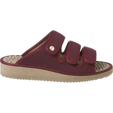 Mule Mundoflex Ajustável Ref 8022 Vinho - comprar online