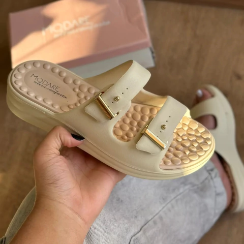 Sandália Modare 7214.101 Ultra Conforto -Creme - comprar online