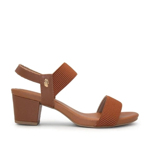 Sandália Usaflex Feminina Salto Bloco