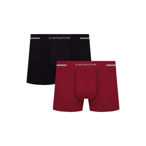 Kit de Cuecas Selene Masculina Boxer 2 Unidades