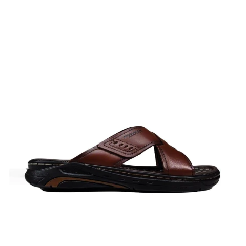 Sandália Pegada Masculina Couro