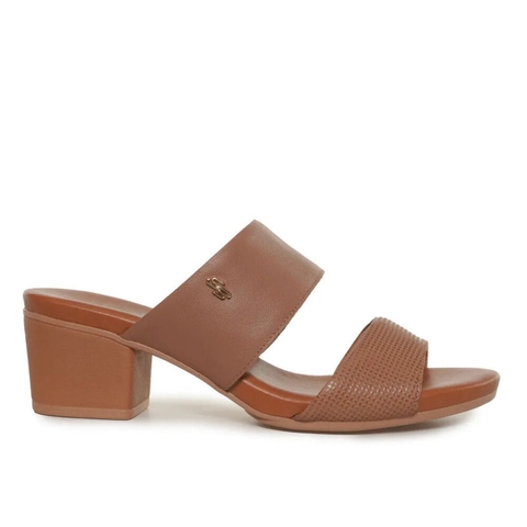 Tamanco Usaflex Feminino Salto Bloco Tresse