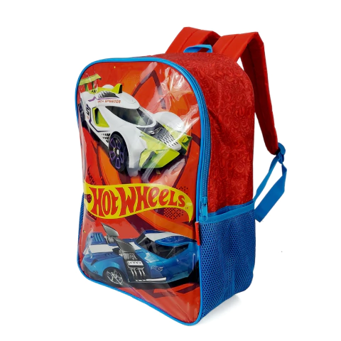 Mochila Luxcel de Costas Infantil da Hot Wheels