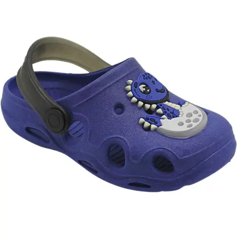 Babuches Azul Marinho Dino - Chinelo Versátil Confortável