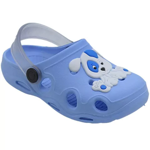 Babuches Azul BB Cachorrinho - Chinelo Versátil Confortável