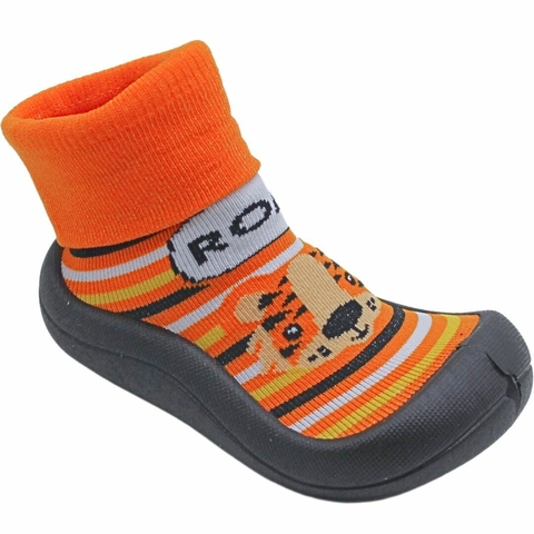 Meia com Sola Tigrinho - Meia Antiderrapante