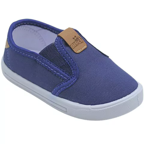 Tênis Com Sola Mocassim Azul Marinho