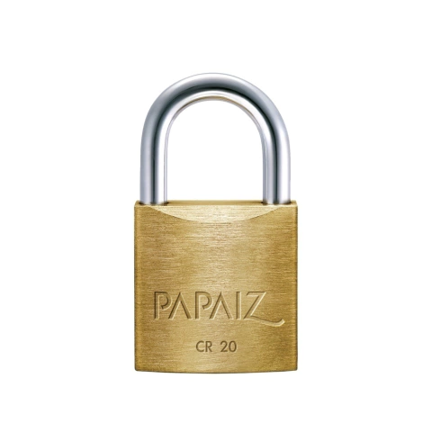 Cadeado em Latão CR20 Linha Clássica Papaiz