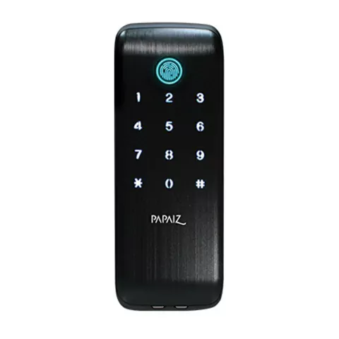 Fechadura Digital SL125B Com Biometria De Sobrepor Resistente a Maresia