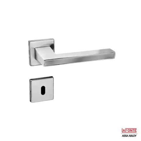 Fechadura para Porta 6270 Zamac Interna ST2 55 Ros 333 Inox Cromado Placa Cromado