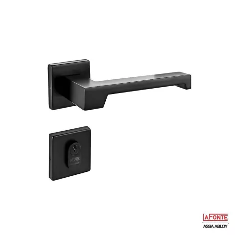 Conjunto Fechadura 6207 Zamac Externa St2 55 Ros 333 Inox Preto Fosco - comprar online