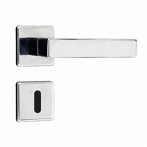 Fechadura Interna Silvana 1700 Squadra 40mm Inox Polido